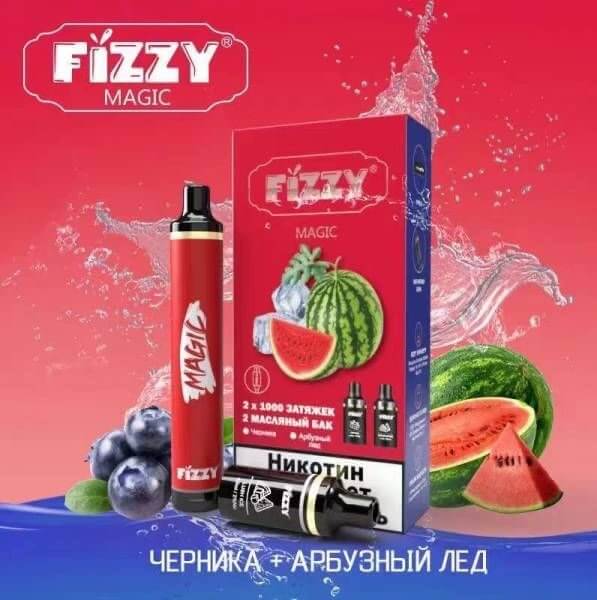 Устройство FIZZY Magic (Арбуз ICE-Черника) 2x1000тяг