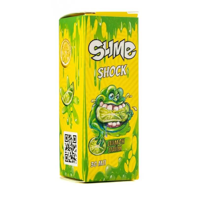 Жидкость Slime Shock Salt - Лимон Лайм 30мл (10mg)