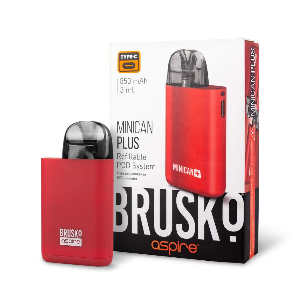 Brusko Minican Plus 850mAh (Красный)