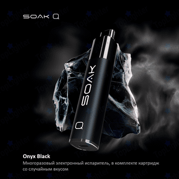 Устройство SOAK Q - Onyx Black (В комплекте картридж со случайным вкусом)