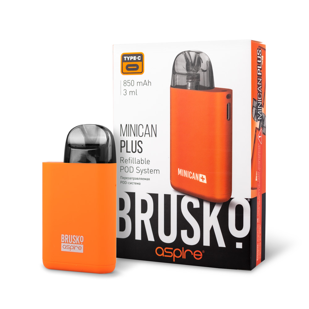 Brusko Minican Plus 850mAh (Оранжевый)