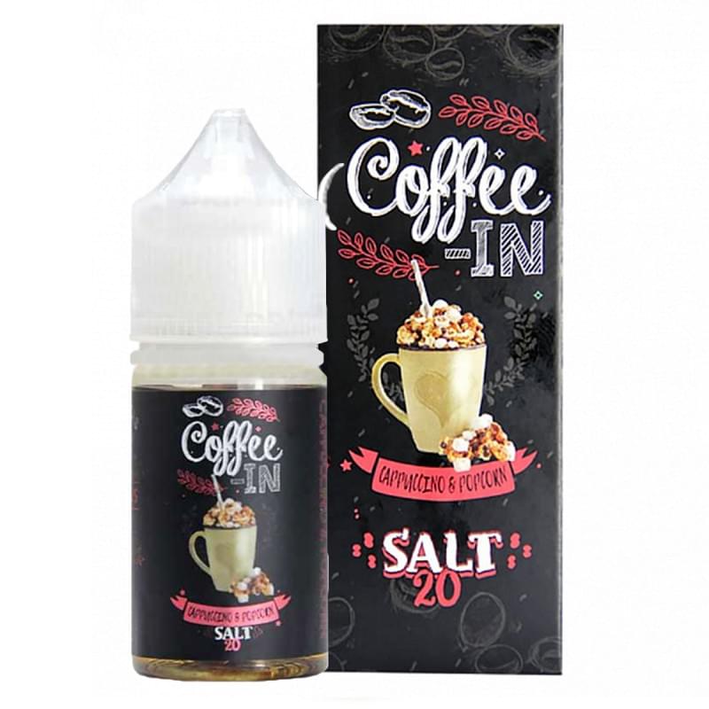 Жидкость Coffee-In Salt - Cappuchino Popcorn 30мл (Strong)