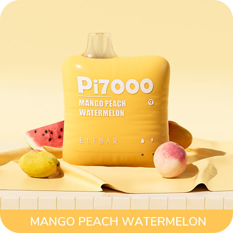 Одноразовая ЭС Elf Bar Pi7000 - Mango Peach Watermelon (Манго Персик Арбуз)