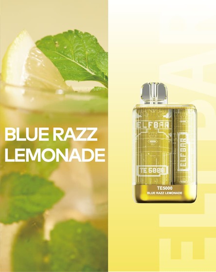 Одноразовая ЭС Elf Bar TE5000 - Blue Razz Lemonade (Черника Малина Лимонад)