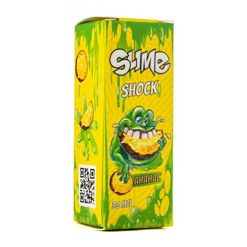 Жидкость Slime Shock Salt - Ананас 30мл (10mg)
