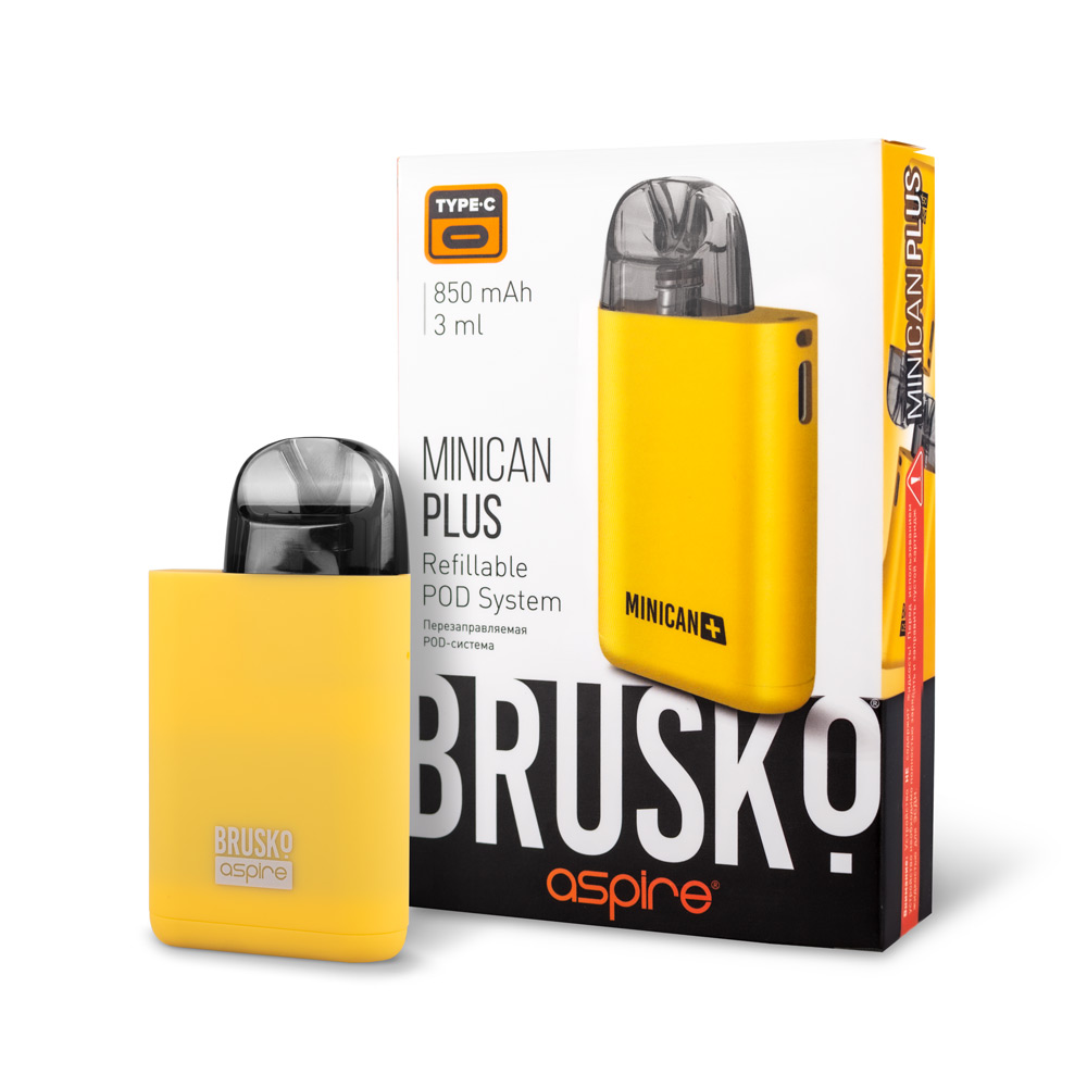Brusko Minican Plus 850mAh (Жёлтый)