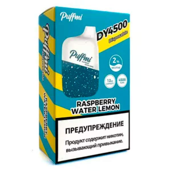 Одноразовая ЭС Puffmi DY4500 - Raspberry Water Lemon (Малина Лимон)