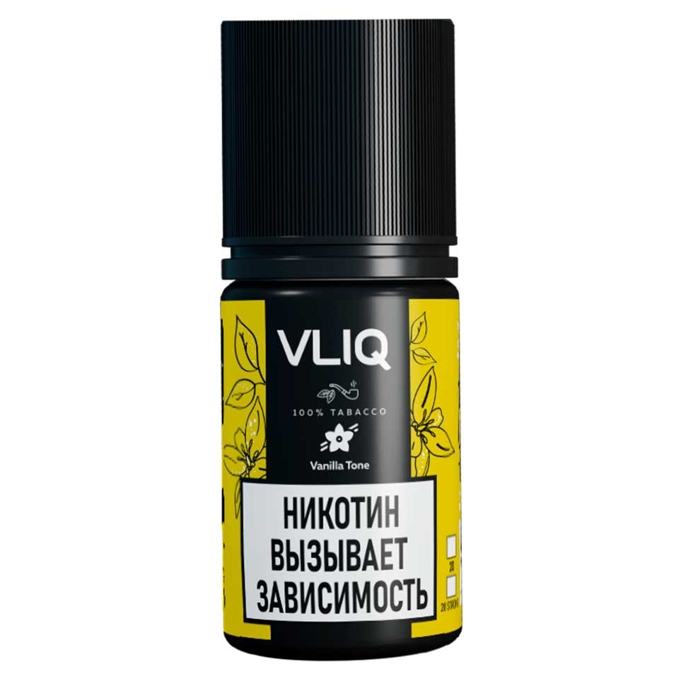Жидкость VLIQ Tabacco Salt - Vanilla Tone (Ванильный оттенок) 30мл (20mg)