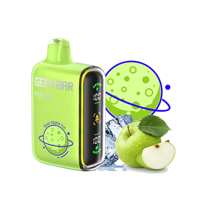 Одноразовая ЭС Geek Bar PULSE 12000 - Sour Apple Ice (Кислое яблоко со льдом)